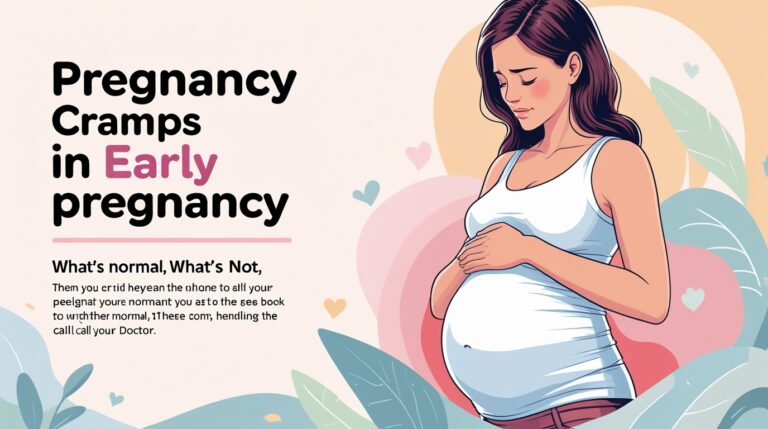 Pregnancy Cramps in Early Pregnancy: What's Normal, What's Not, and When to Call Your Doctor