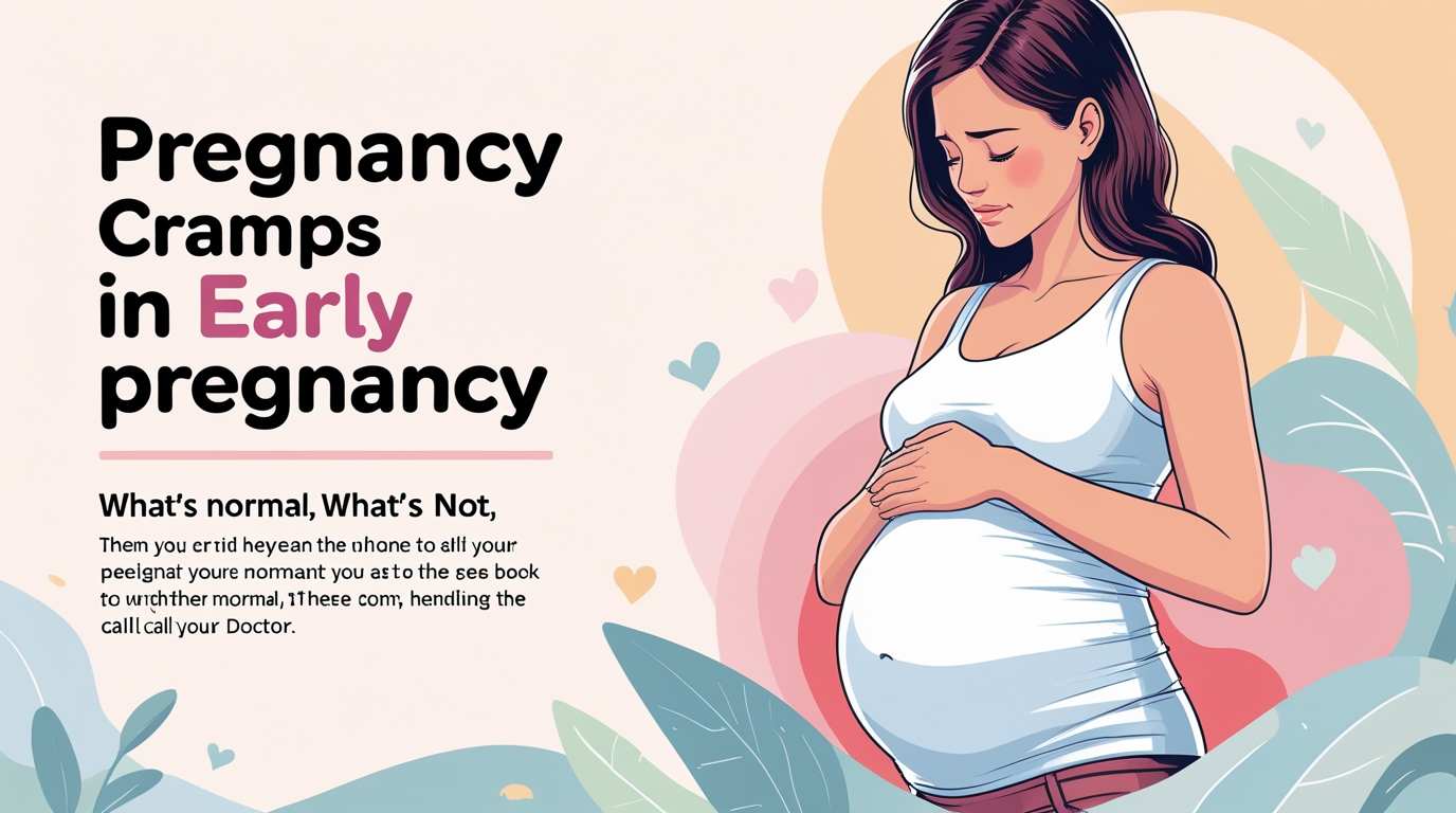 Pregnancy Cramps in Early Pregnancy: What's Normal, What's Not, and When to Call Your Doctor