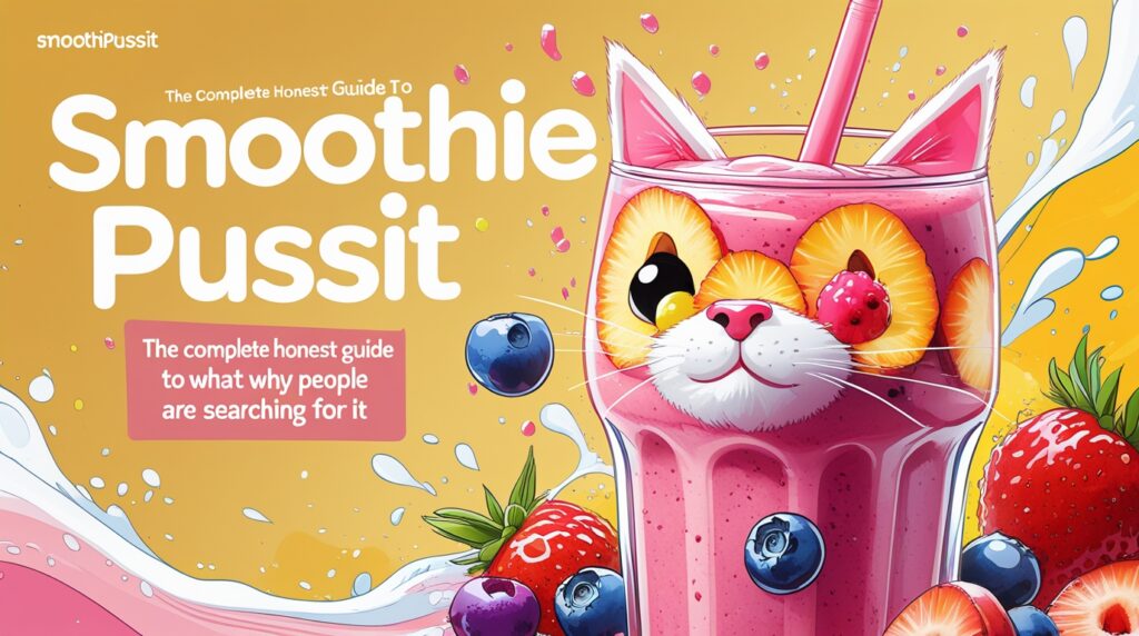 Smoothiepussit: The Complete Honest Guide to What It Is, and Why People Are Searching for It 2 Phoenix 10 A vibrant and detailed graphic illustration of a sm 2